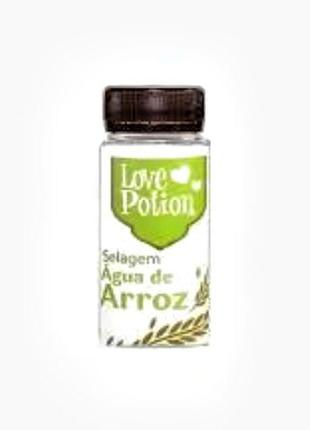 Кератин love potion selagem agua de arroz для живлення і вирівнювання слов'янського волосся 500 мл (розлив)1 фото