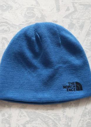 Двустороння шапка the north face, демісезонна шапка tnf