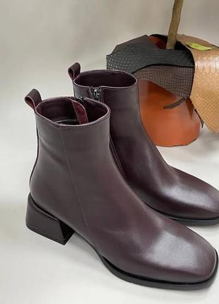 Эксклюзивные ботинки из натуральной итальянской кожи и замша1 фото