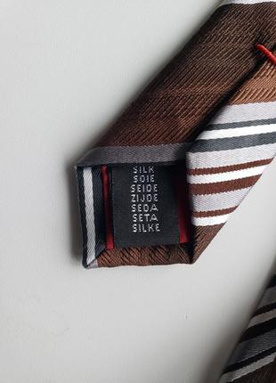 Шелковый 100 % silk  винтажный галстук