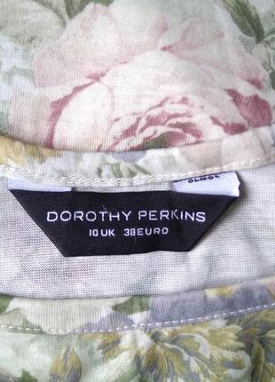 Короткое платье dorothy perkins/мини платье на лето/ цветочный принт7 фото