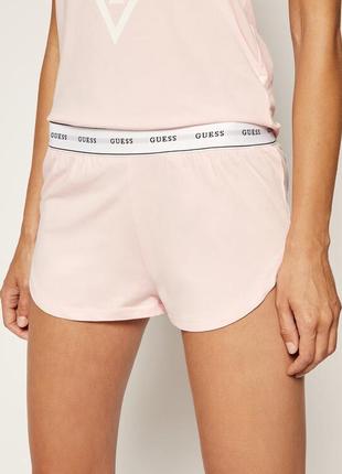 Шортики пижамные guess front triangle logo