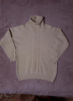 Винтажный свитер нахар из шерсти и ангоры очень теплый, размер м1 фото