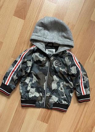 Ветровка в стиле милитари защитной расцветки