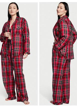 Victoria´s victorias secret виктория сикрет пижама, костюм для сна flannel long pj set