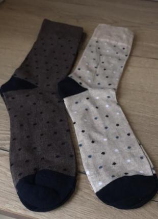 Шкарпетки 39 - 42 шкарпеток горохи світлі 39 40 41 42 горох класичні високі