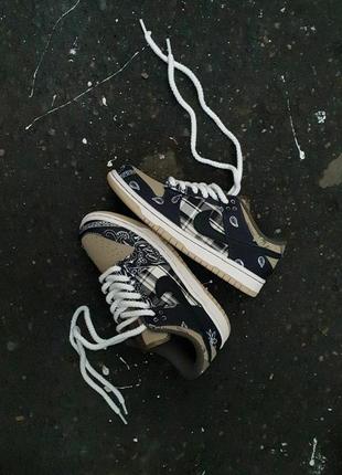 Nike sb dunk x cactus jack кроссовки кожа, текстиль 41-45р7 фото