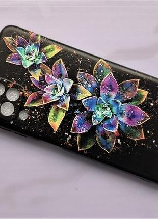Чехол цветы для samsung galaxy a22 4g