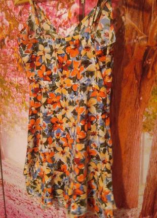Красивое платье, сарафан с цветочным принтом! есть в наличии3 фото