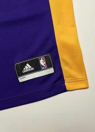 Баскетбольная майка adidas nba la lakers kobe bryant 24 jersey оригинал4 фото