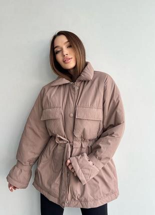 Стильна зимова куртка oversize3 фото