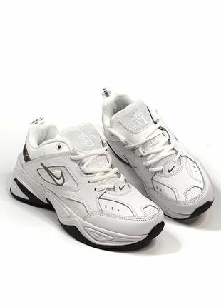 Nike m2k tenko кроссовки кожаные белые 41-45р2 фото