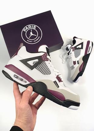 Nike air jordan 4 кроссовки кожа, нубук 41-45р