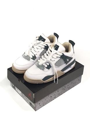 Nike air jordan 4 кроссовки кожаные 41-46р