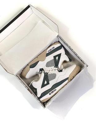 Nike air jordan 4 кроссовки кожаные 41-46р9 фото