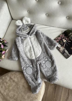 Теплий дитячий комбінезон