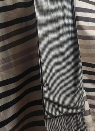 Шарф подвійний смугастий