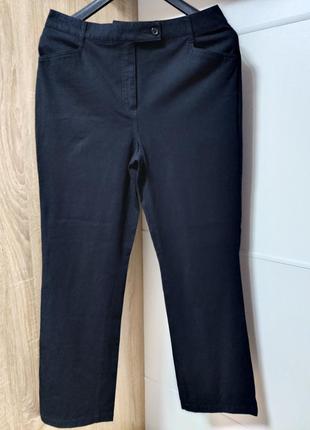Брюки стрейч классические женские, высокая посадка, клеш