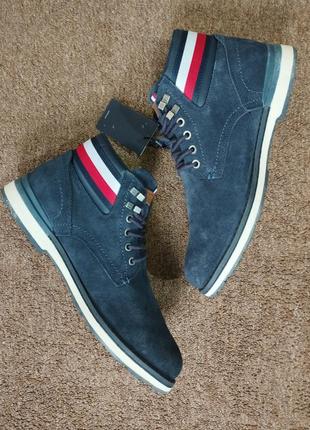 Черевики tommy hilfiger outdoor hilfiger suede boot 7