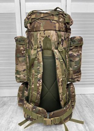 Тактический большой армейский рюкзак 100+10 литров мультикам3 фото