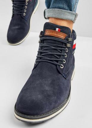 Черевики tommy hilfiger outdoor hilfiger suede boot6 фото