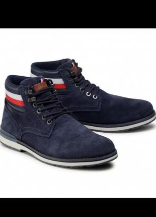 Черевики tommy hilfiger outdoor hilfiger suede boot