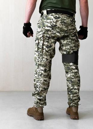 Штани чоловічі піксель армійські весна-осінь, бавовна,поліестер, тактичні штани,з кишенями,опт, гурт, військовий чоловічий одяг3 фото