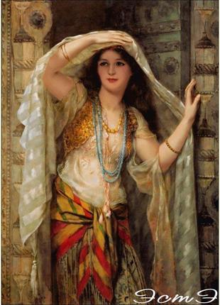 Схема вышивки эсте "сафи"