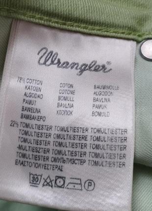 Джинси wrangler molly зелені 25/325 фото