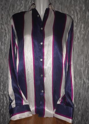 Рубашка блуза кофточка в полоску zara4 фото