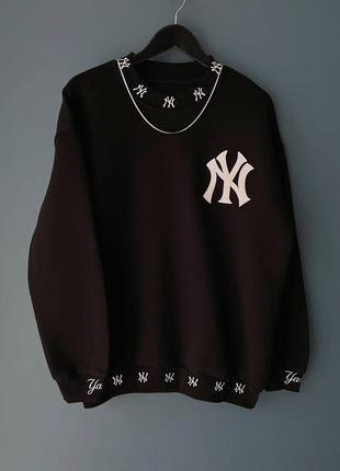 Мужской свитшот yankees черный/белый