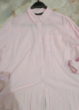 Рубашка женская розового цвета3 фото