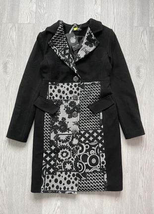 Крутое элегантное пальто утепленное cher nika размер xs-s