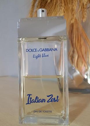 Туалетна вода dolce&gabbana light blue italian zest edt, оригінал.