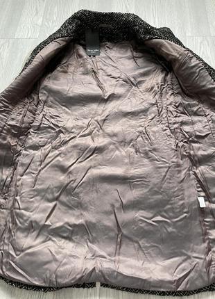 Круте елегантне пальто утеплене з шкіряними вставками cher nika розмір3 фото