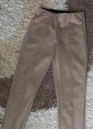 Zara xs кожаные штаны
