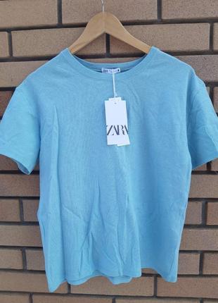 Zara футболка хлопок льон6 фото