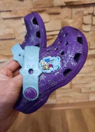 Frozen crocs c6 c7 22- 23 р. крокси на дівчинку, кроксы на девочку