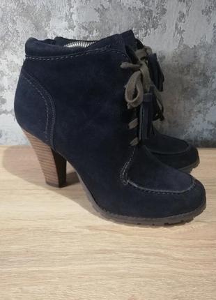 Женские замшевые демисезонные батильоны limited collection