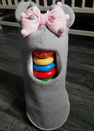 Шапка шолом дівчинка
