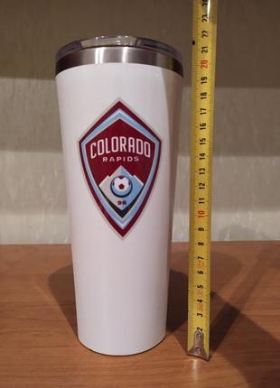 Стакан с эмблемой футбольного клуба 
colorado rapids.4 фото