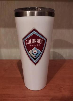 Стакан с эмблемой футбольного клуба 
colorado rapids.1 фото