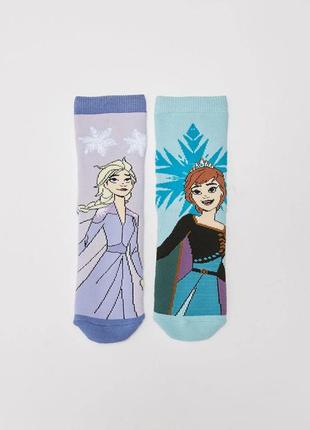 5-6 р 27-29 розмір нові фірмові дитячі високі теплі махрові шкарпетки frozen ельза крижане серце