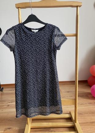 Красивое платье с сеткой на 10-11 лет