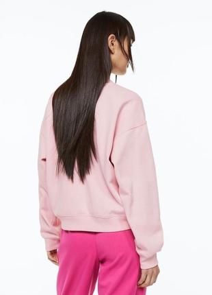 Світшот жіночий h&m, колір рожевий😍 дисней дісней disney свитшот кофта светрик свитер4 фото