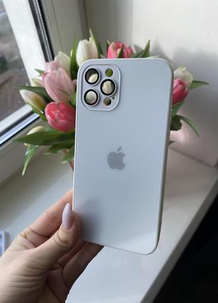 Чохол скляний матовий iphone 12 pro1 фото