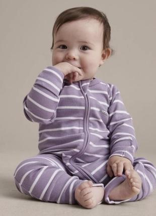 Слип в рубчик человечек пижама