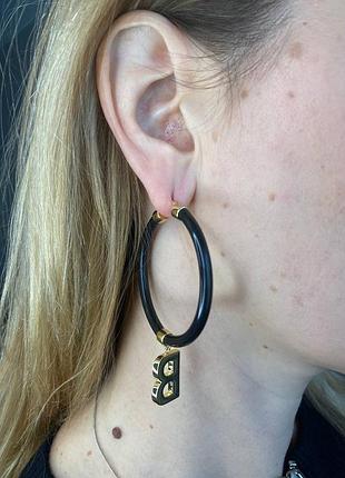 Брендовые серьги 5