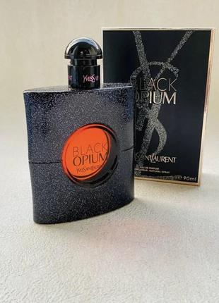 Парфуми жіночі yves saint laurent black opium 90 мл / сен лоран блек ompish / (оригінальне паковання)