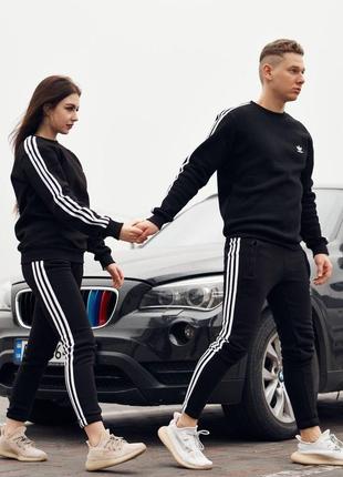 Костюм adidas с лампами черный унісекс